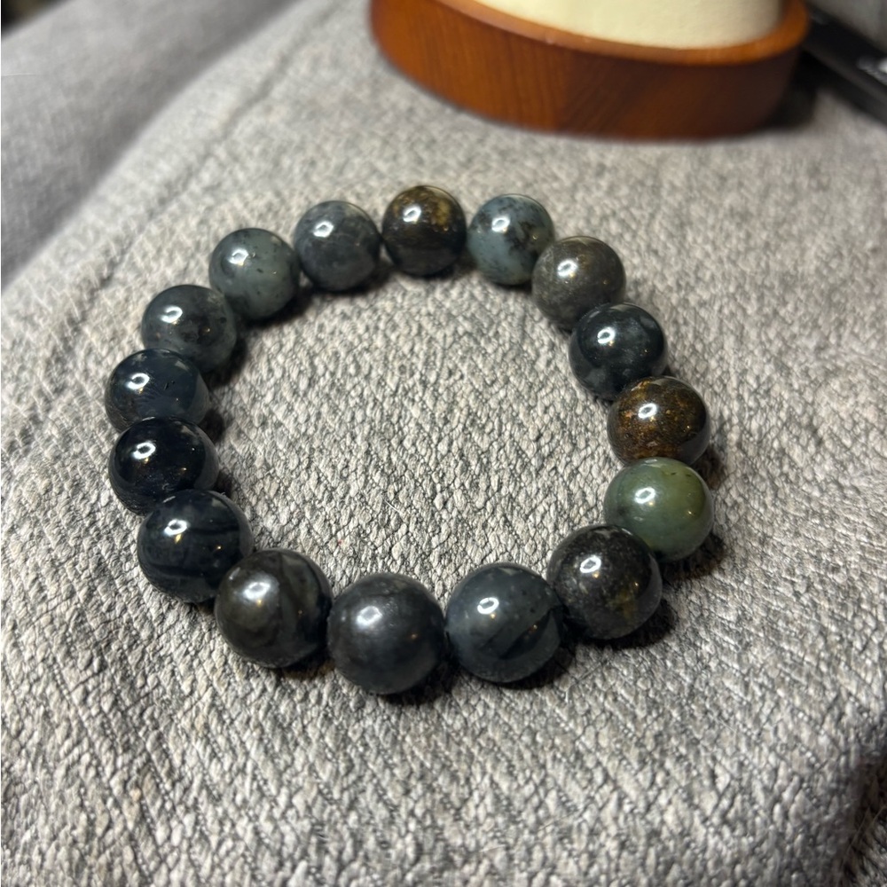 Green Jasper Beaded Bracelet